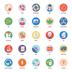 Pack Of Conceptualizing Flat Icons 