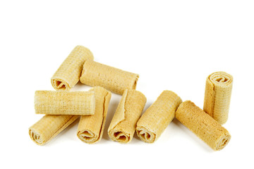 Sweet rolled cracker cookies