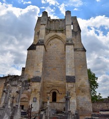 Fototapeta na wymiar Abbaye de Donzy Le Pré