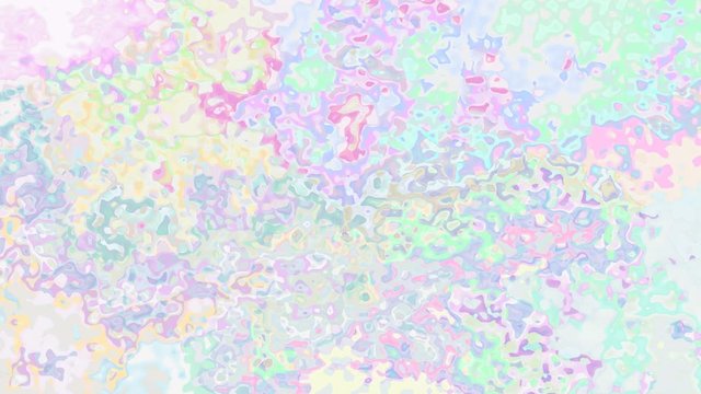 abstract animated twinkling stained background seamless loop video - watercolor splotch effect - color holographic rainbow spectrum