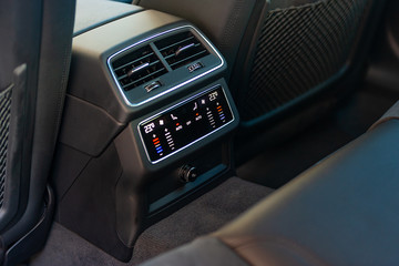 Air-condition in interior of a car
