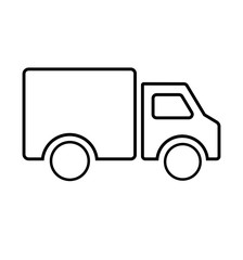 Truck icon ilustration vector illustration isolated on white