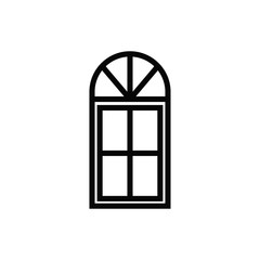 window icon vector trendy flat design