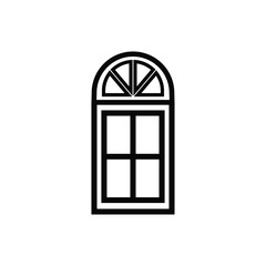 window icon vector trendy flat design