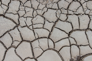 aerial view of a cracks in the ground, deep crack, cracked desert landscape, effects of heat and drought. effects of global warming, texture background