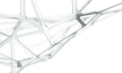 Abstract digital network connection grey background