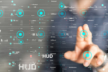 Innovation futuristic digital data binary code background technology