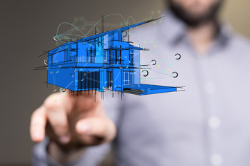 Model of the house and digital iot