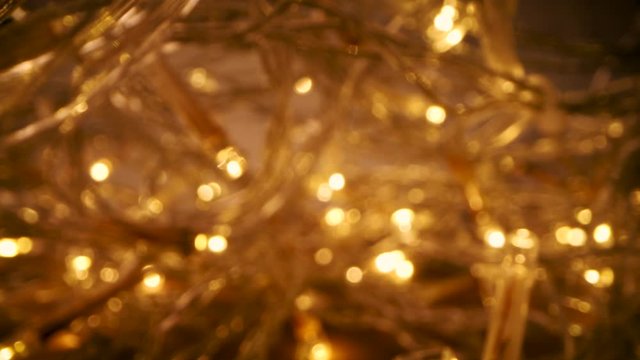 sliding through the christmas lights