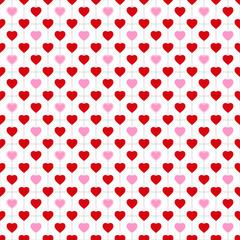 Valentine's day,Seamless valentines day background vector