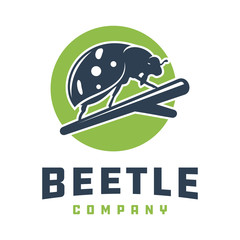 Beetle vector animal logo design