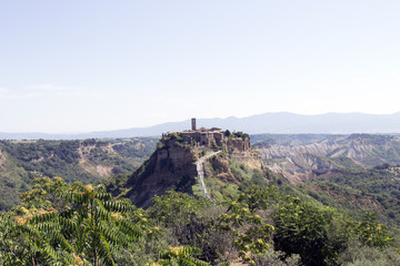 Obraz premium Civita di Bagnoregio, a small Italian hill town in the province of Viterbo,Italy