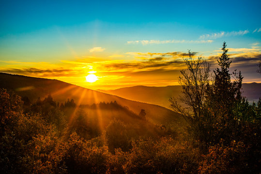 Fall Sunset