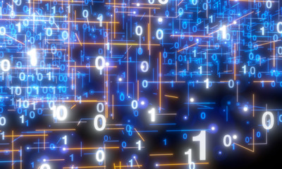 Software, web development, programming concept. Abstract Programming