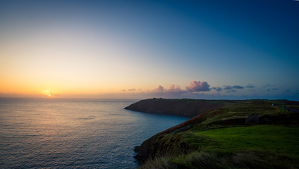 sunrise on the coast of Ireland