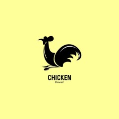 chicken initial logo