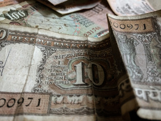 old money on a background