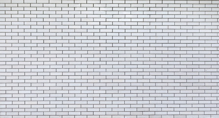 Modern brick wallpaper concept: Panoramic white brick tiles, wall texture panorama background