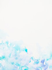 Light blue watercolor abstract background image