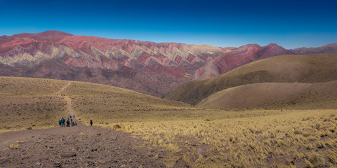 Place called "Serranias del hornocal", a mountain with 14 colors in Jujuy, Argentina