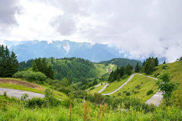 Beautiful view of Monte Zoncolan near the summit, Carnic Alps, Friuli-Venezia Giulia, Italy