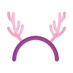 diadem horns accessory icon on white background