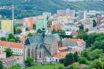 aerial view of the city