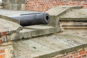 cannon in fortress in essaouira