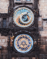 The astronomical clock of Prague.