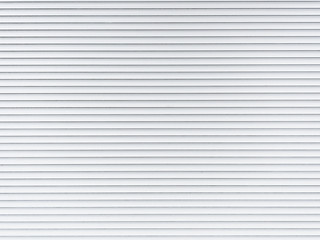 Fototapeta premium Background, closed white aluminum shutters, horizontal lines. Template. Narrow long beige stripes