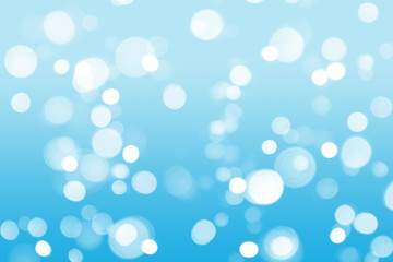 Beautiful soft blue Abstract bokeh blue background