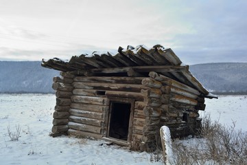 old house in the mountains