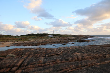 Dusk at Cape Leeuwin in Western Australia