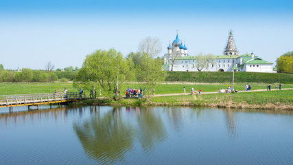 Suzdal. Panorama of the Suzdal Kremlin.