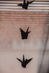 bird in flight origami crane