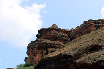 Rocky Hill at Badami Fort