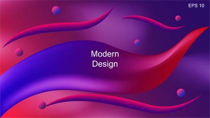 Modern colorful wallpaper, abstract background with fluid shape and gradient color composition.