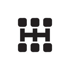 Block schema icon vector isolated on background. Trendy sweet symbol. Pixel perfect. illustration EPS 10. - Vector