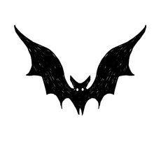 Bats silhouette