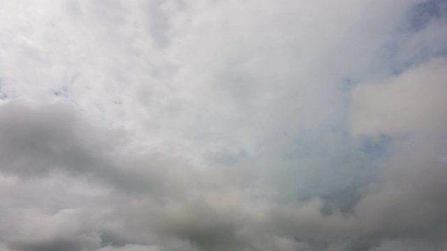 Time lapse clouds, rolling puffy cloud are moving, white lightnes clouds time lapse. 4k Timelapse of white clouds with blue sky video loop