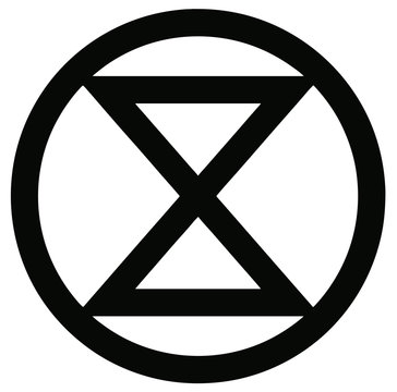 Extinction Rebellion Logo, Symbol