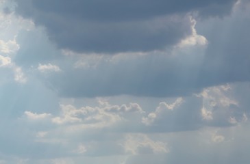 blue sky with clouds