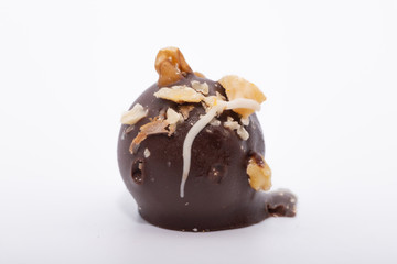 delicious chocolate nut truffle