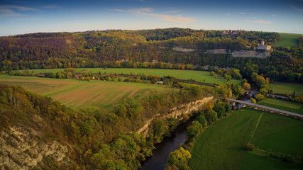 Saaletal. Impressionen aus der Luft.