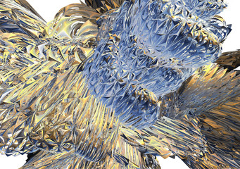 Fractal abstract surreal background geometry