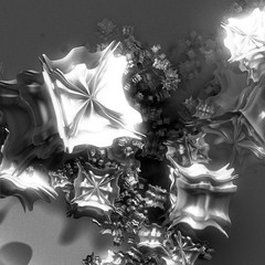 Fractal abstract surreal background geometry