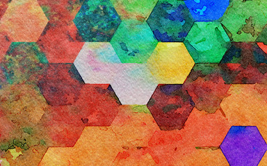 Abstract design pattern in happy bright colors, warm volume brush strokes on canvas, template backdrop for print flyers, banners, advertising production, invitations and cards, web graphic background