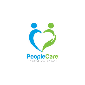 Creative People Care Logo Design Template