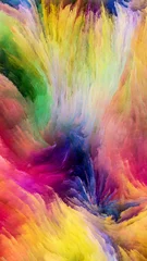 Fototapete Gemixte farben Multicolored waves.