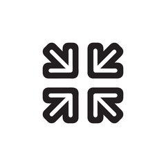 Arrow icon vector isolated on background. Trendy sweet symbol. Pixel perfect. illustration EPS 10. - Vector